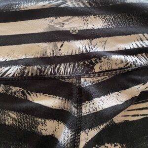 lululemon athletica Black and White Leggings